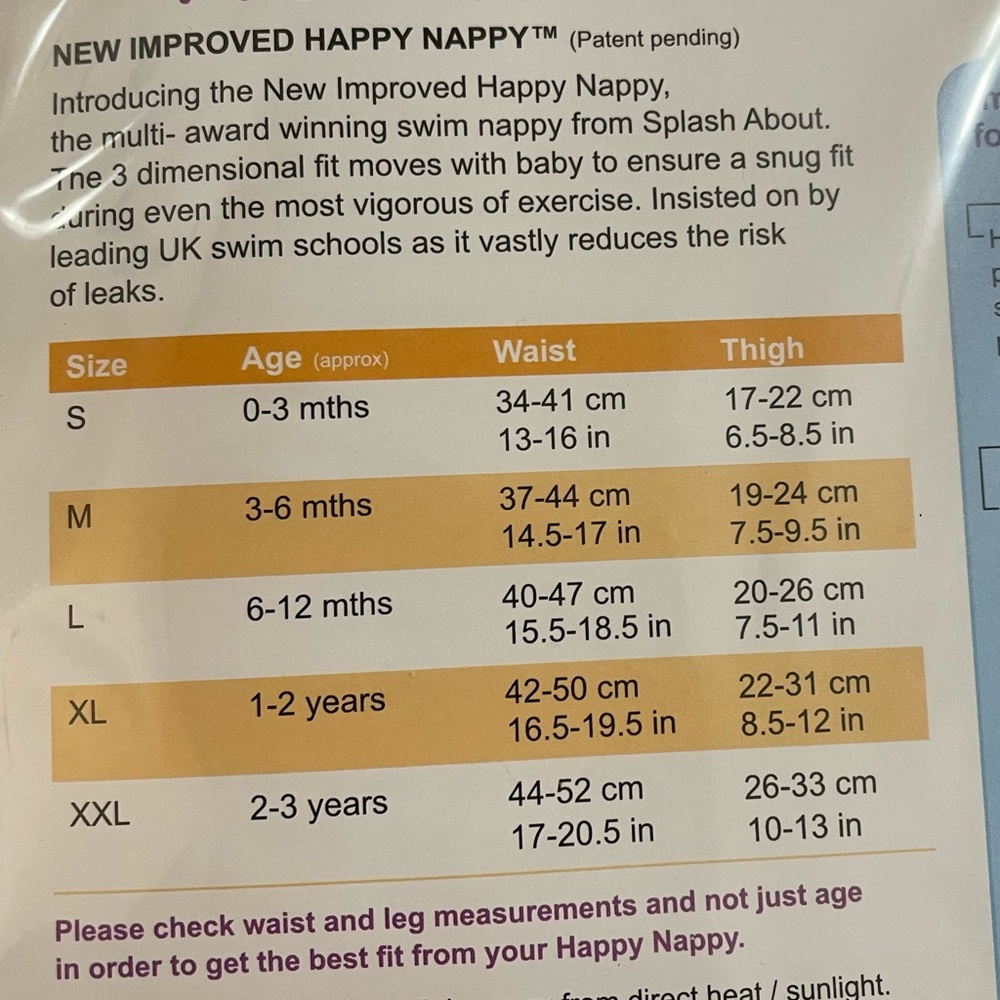 NWT Happy Nappy Swim Diaper - Picture 3 of 3
